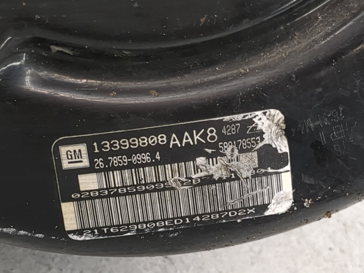 2011-2016 Chevrolet Cruze Power Brake Booster Oem 1509017 - Oemusedautoparts1.com