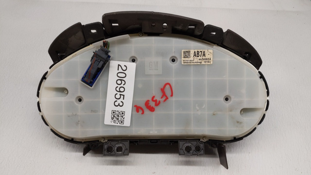 2011 Chevrolet Cruze Instrument Cluster Speedometer Gauges P/N:95235824 811511914, 95018203, 95018205 Fits OEM Used Auto Par