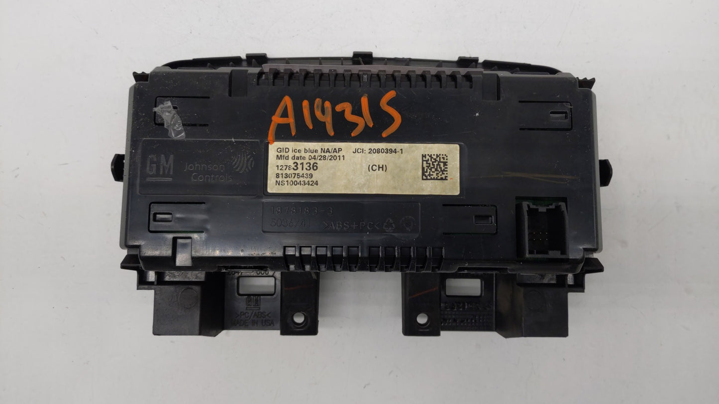 2011 Chevrolet Cruze Information Display Screen - Oemusedautoparts1.com