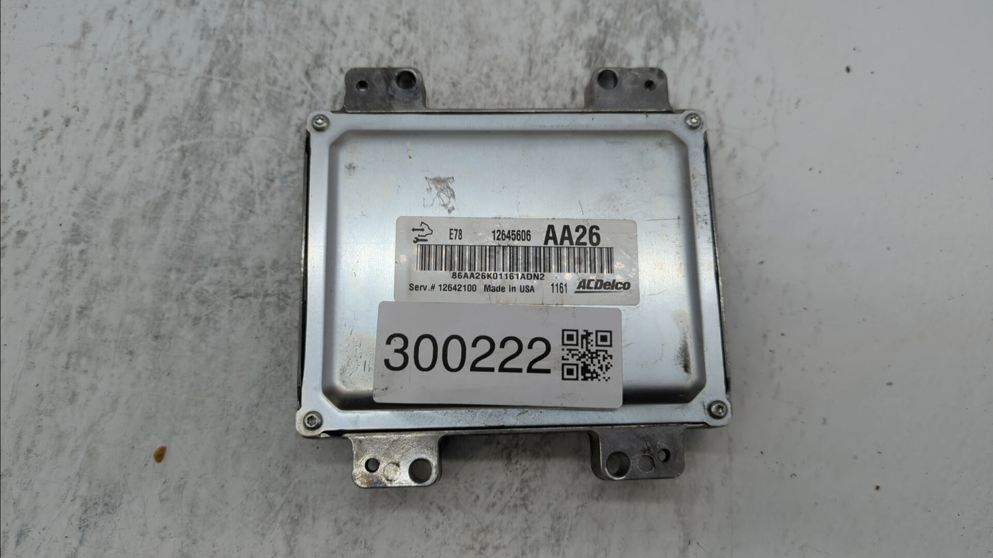 2011 Chevrolet Cruze PCM Engine Control Computer ECU ECM PCU OEM P/N:12616532 12640752, 12642100, 12645606, 12644081 Fits OE
