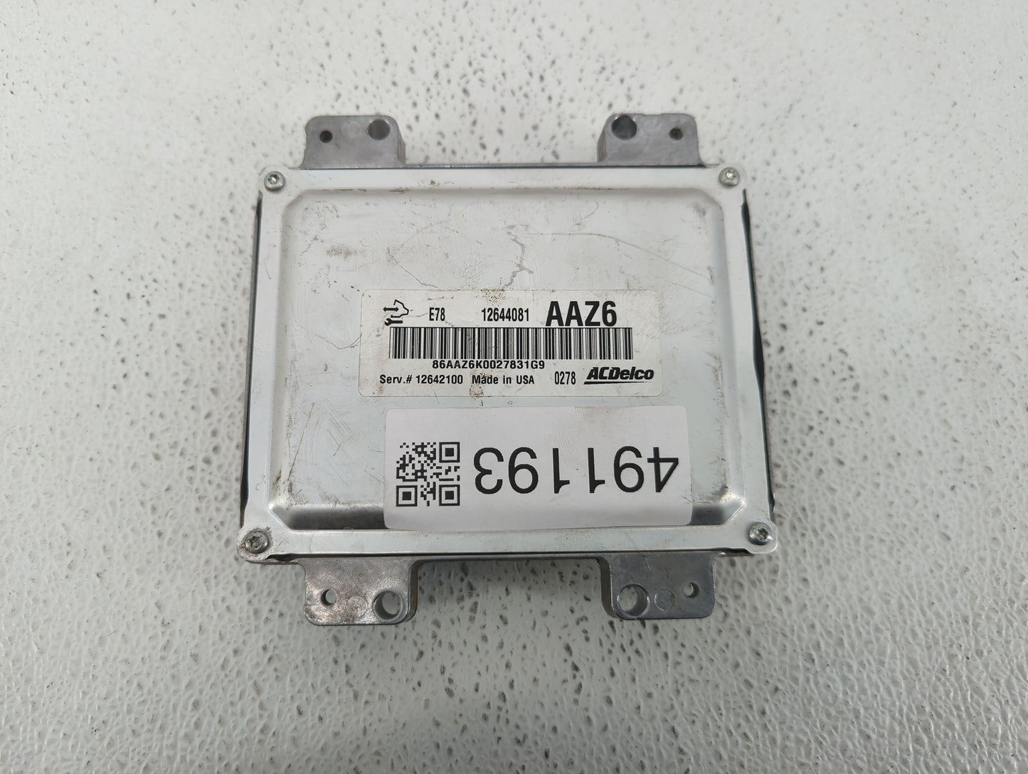2011 Chevrolet Cruze PCM Engine Control Computer ECU ECM PCU OEM P/N:12642100 12645606, 12644081 Fits OEM Used Auto Parts -