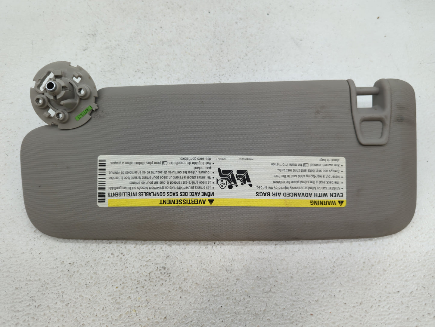 2011-2016 Chevrolet Cruze Sun Visor Shade Replacement Passenger Right Mirror Fits Fits 2011 2012 2013 2014 2015 2016 OEM Use