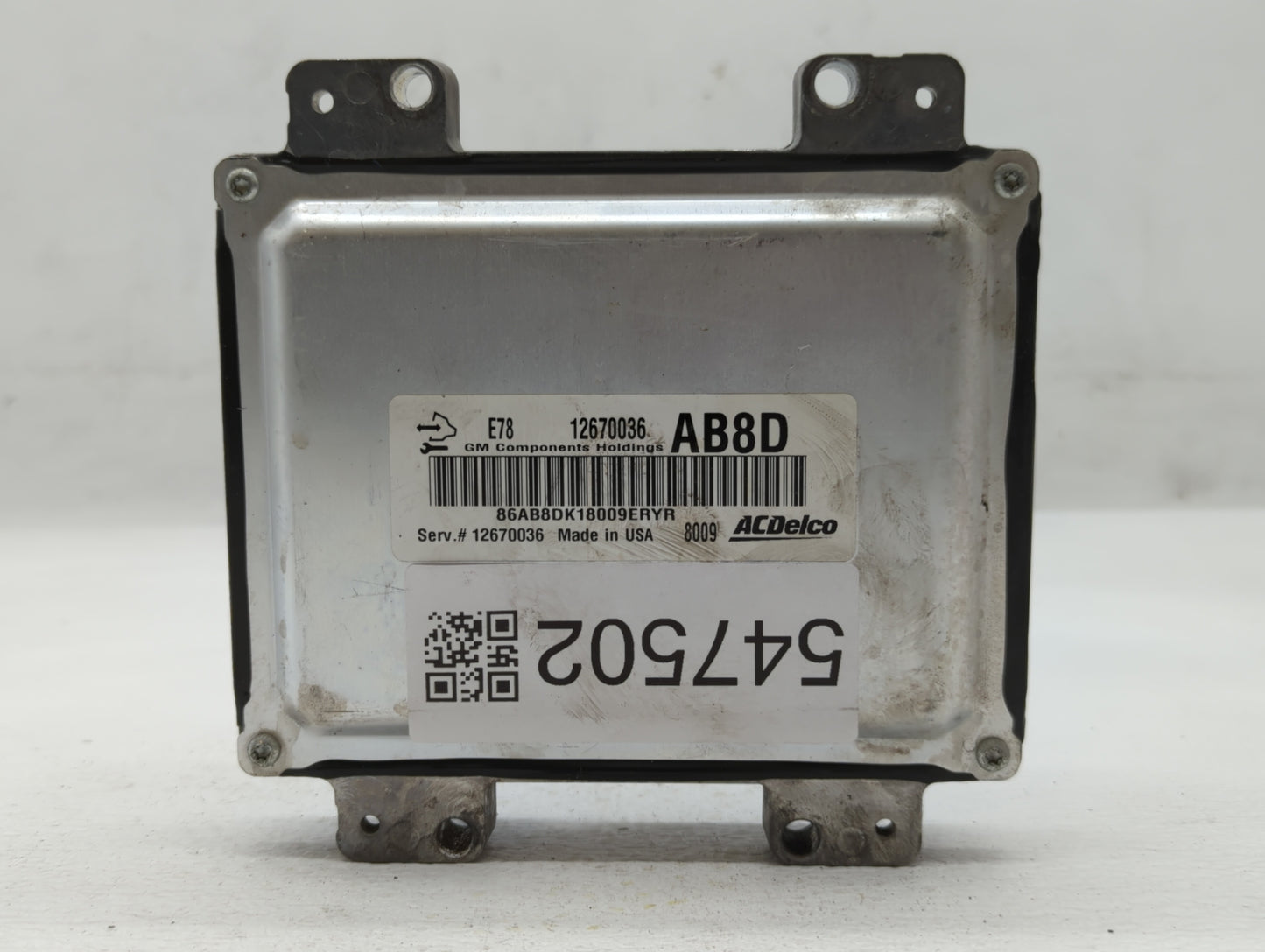 2011 Chevrolet Cruze PCM Engine Control Computer ECU ECM PCU OEM P/N:12670036 12645606, 12642100 Fits OEM Used Auto Parts -