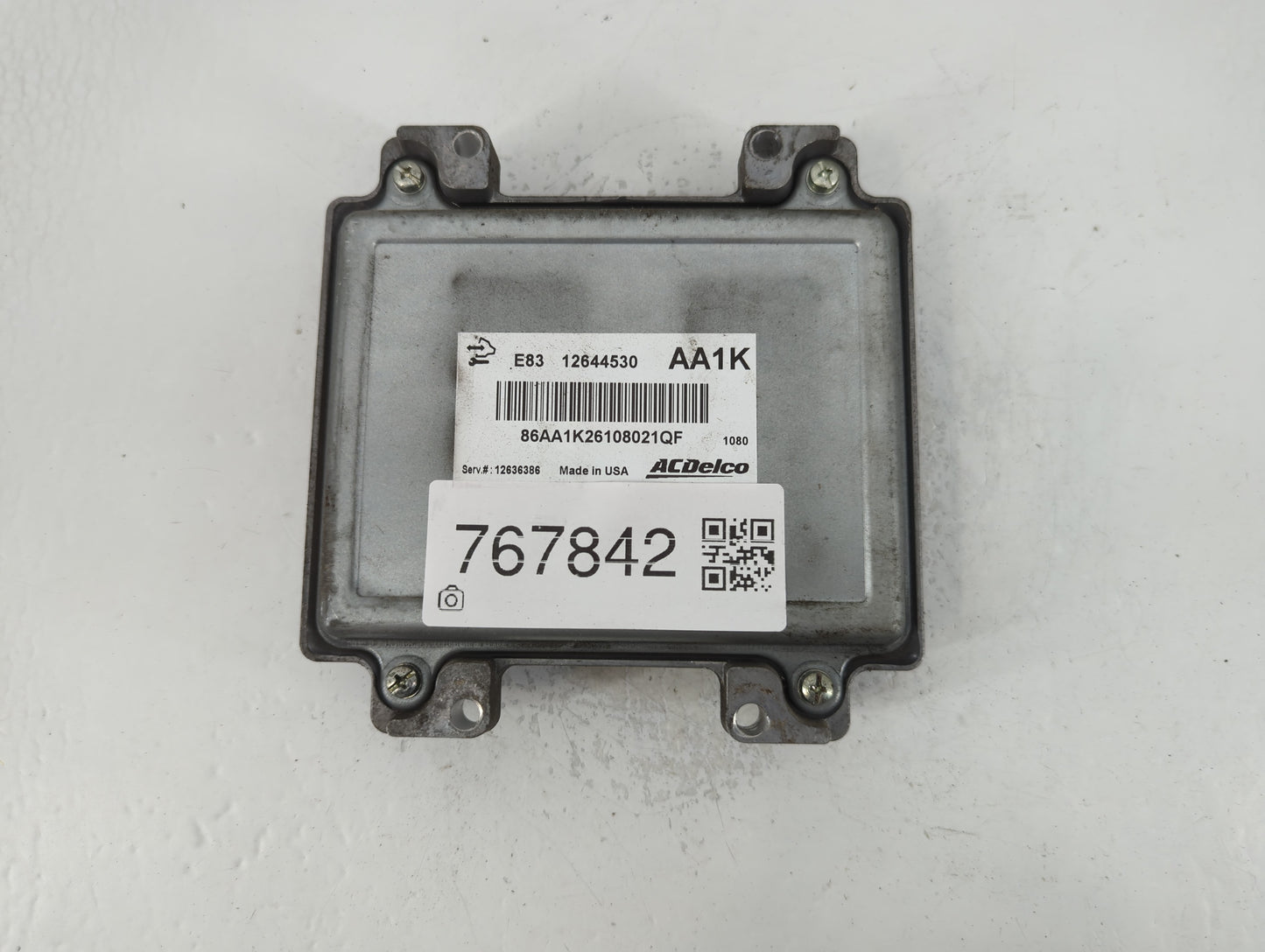 2011-2012 Chevrolet Cruze PCM Engine Control Computer ECU ECM PCU OEM P/N:1263686 12644530 Fits Fits 2009 2010 2011 2012 201