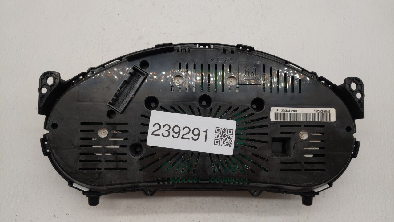2011 Chevrolet Equinox Instrument Cluster Speedometer Gauges P/N:20978081 20978079, 22783661 Fits OEM Used Auto Parts - Oemu