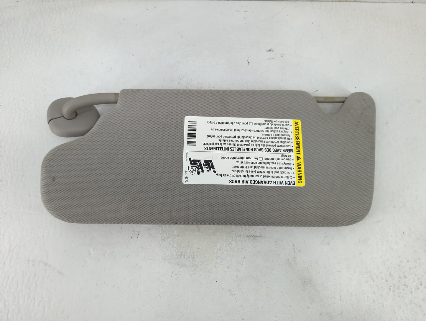 2006-2016 Chevrolet Impala Sun Visor Shade Replacement Passenger Right Mirror Fits OEM Used Auto Parts - Oemusedautoparts1.c