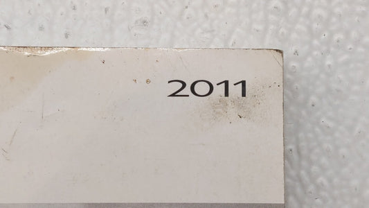 2011 Chevrolet Malibu Owners Manual Book Guide P/N:20786885 A OEM Used Auto Parts