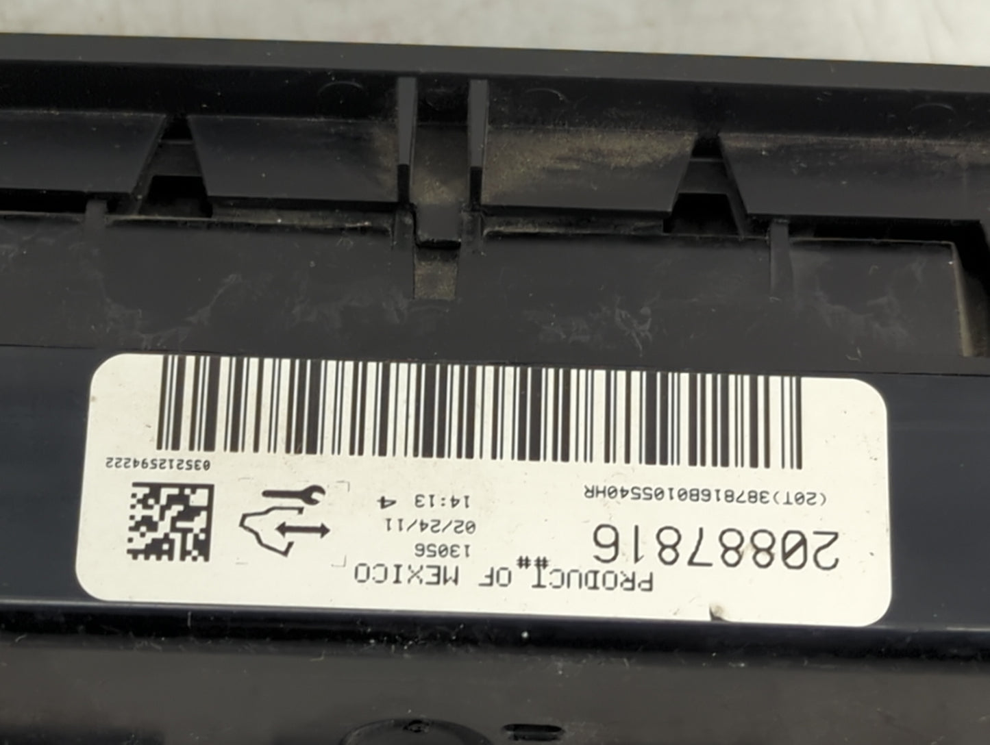2010-2011 Chevrolet Silverado 1500 Climate Control Module Temperature AC/Heater Replacement P/N:20887816 Fits Fits 2010 2011
