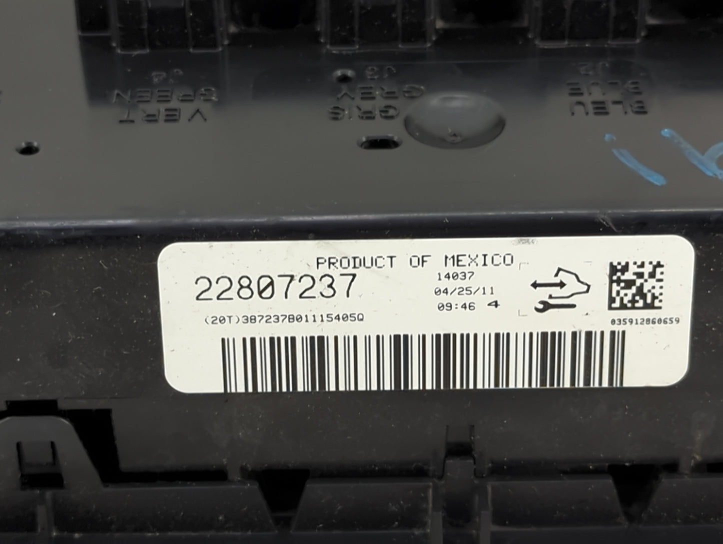 2010-2011 Chevrolet Silverado 1500 Climate Control Module Temperature AC/Heater Replacement P/N:22807237 Fits Fits 2010 2011