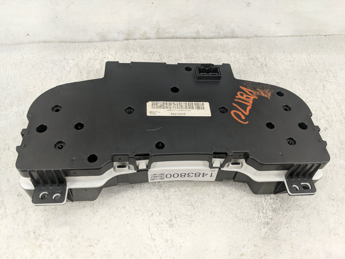 2011 Chevrolet Silverado 1500 Instrument Cluster Speedometer Gauges P/N:28255336 20895732 Miles: Fits OEM Used Auto Parts -
