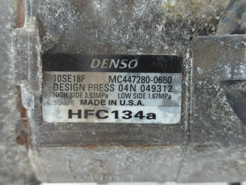 2011-2013 Chevrolet Silverado 1500 Air Conditioning A/c Ac Compressor Oem