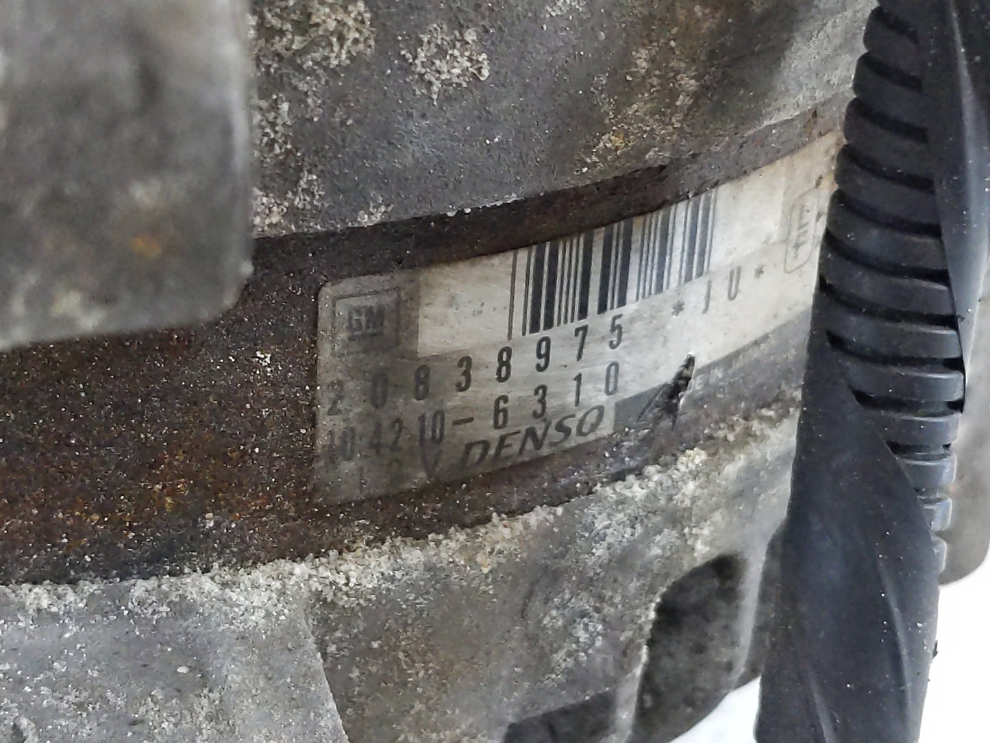 2013 Chevrolet Traverse Alternator Replacement Generator Charging Assembly Engine OEM P/N:20838975 Fits OEM Used Auto Parts