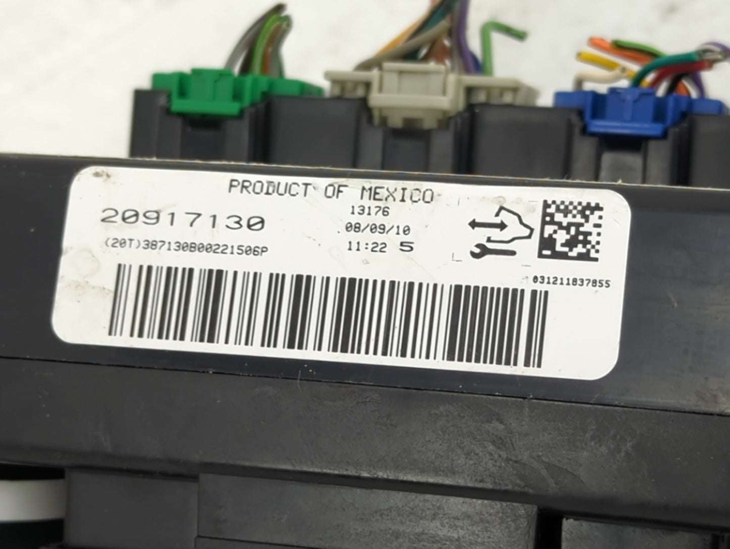2011 Chevrolet Traverse Climate Control Module Temperature AC/Heater Replacement P/N:20917130 Fits OEM Used Auto Parts - Oem