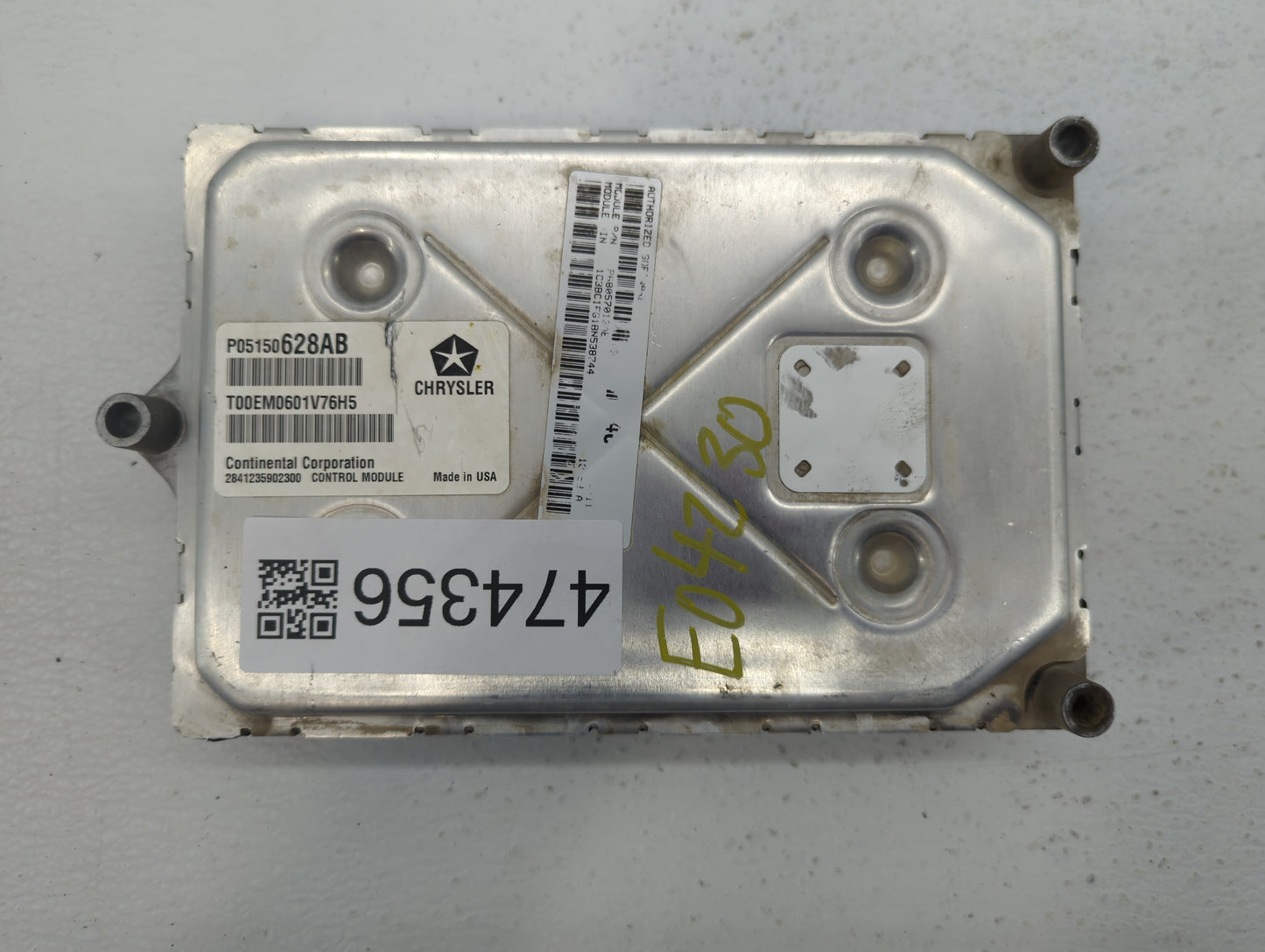2011 Chrysler 200 PCM Engine Control Computer ECU ECM PCU OEM P/N:P05150855AC P68057013AF, P05150628AB, P68057013AD Fits OEM