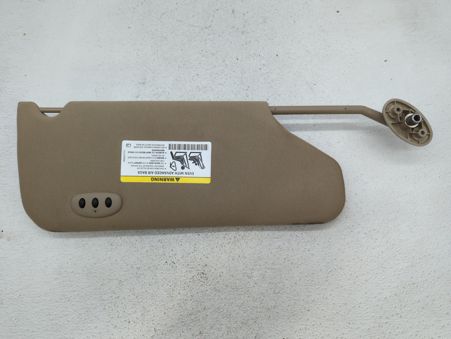 2011-2014 Chrysler 200 Sun Visor Shade Replacement Driver Left Mirror Fits Fits 2011 2012 2013 2014 OEM Used Auto Parts - Oe