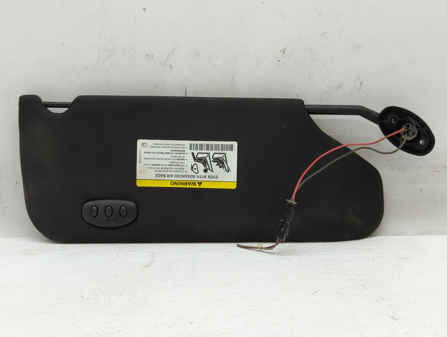 2011-2014 Chrysler 200 Sun Visor Shade Replacement Passenger Right Mirror Fits Fits 2011 2012 2013 2014 OEM Used Auto Parts