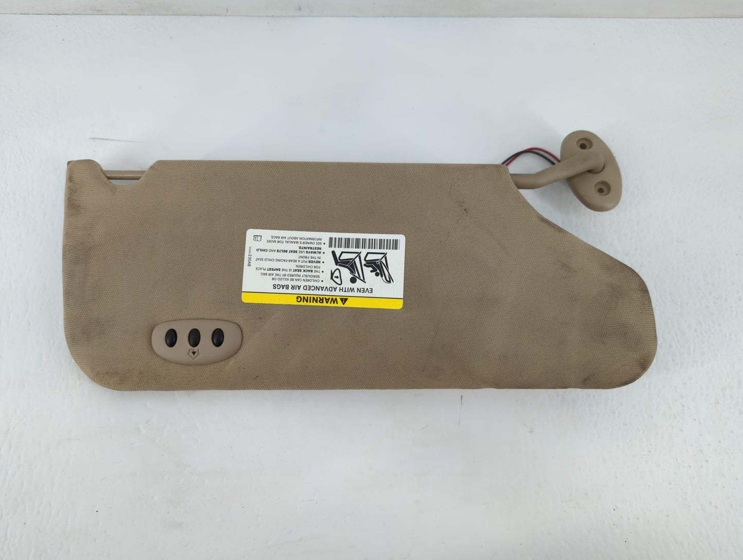 2011-2014 Chrysler 200 Sun Visor Shade Replacement Driver Left Mirror Fits Fits 2011 2012 2013 2014 OEM Used Auto Parts - Oe