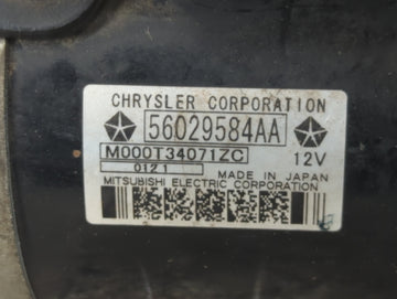2011-2014 Chrysler 200 Car Starter Motor Solenoid OEM P/N:56029584AA Fits Fits 2011 2012 2013 2014 2015 2016 2017 OEM Used Auto Parts