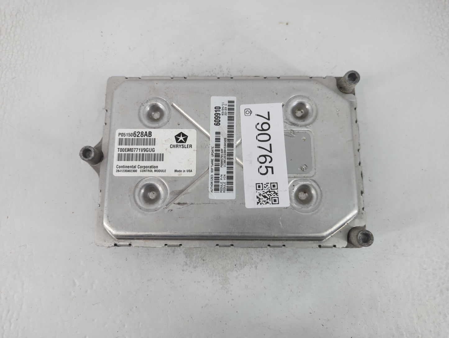 2011 Chrysler 200 PCM Engine Control Computer ECU ECM PCU OEM P/N:P68057014AF P05150628AB Fits OEM Used Auto Parts - Oemused