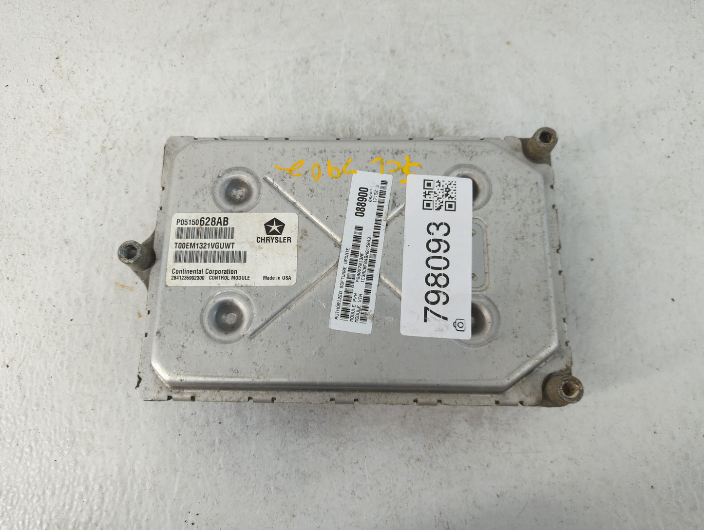 2011 Chrysler 200 PCM Engine Control Computer ECU ECM PCU OEM P/N:P05150628AB P68057013AF Fits OEM Used Auto Parts - Oemused
