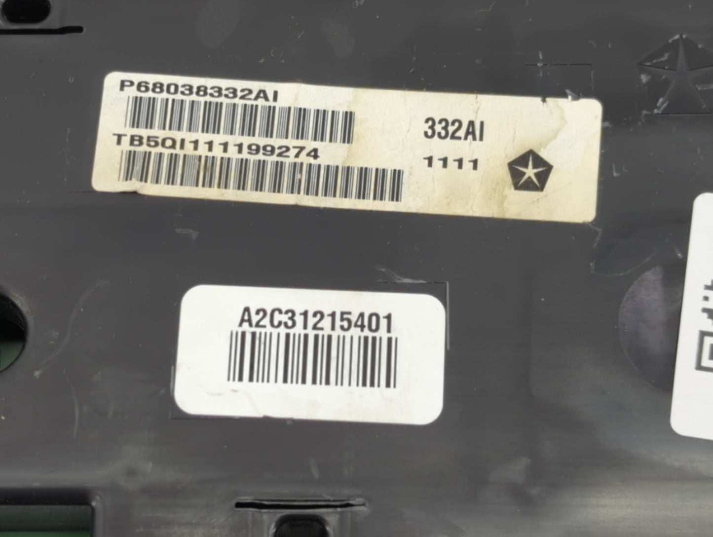 2011 Chrysler 300 Instrument Cluster Speedometer Gauges P/N:68038332AI Fits OEM Used Auto Parts - Oemusedautoparts1.com