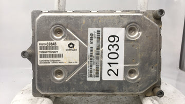 2011 Chrysler Chrysler 200 PCM Engine Control Computer ECU ECM PCU OEM P/N:P05150628AB Fits OEM Used Auto Parts