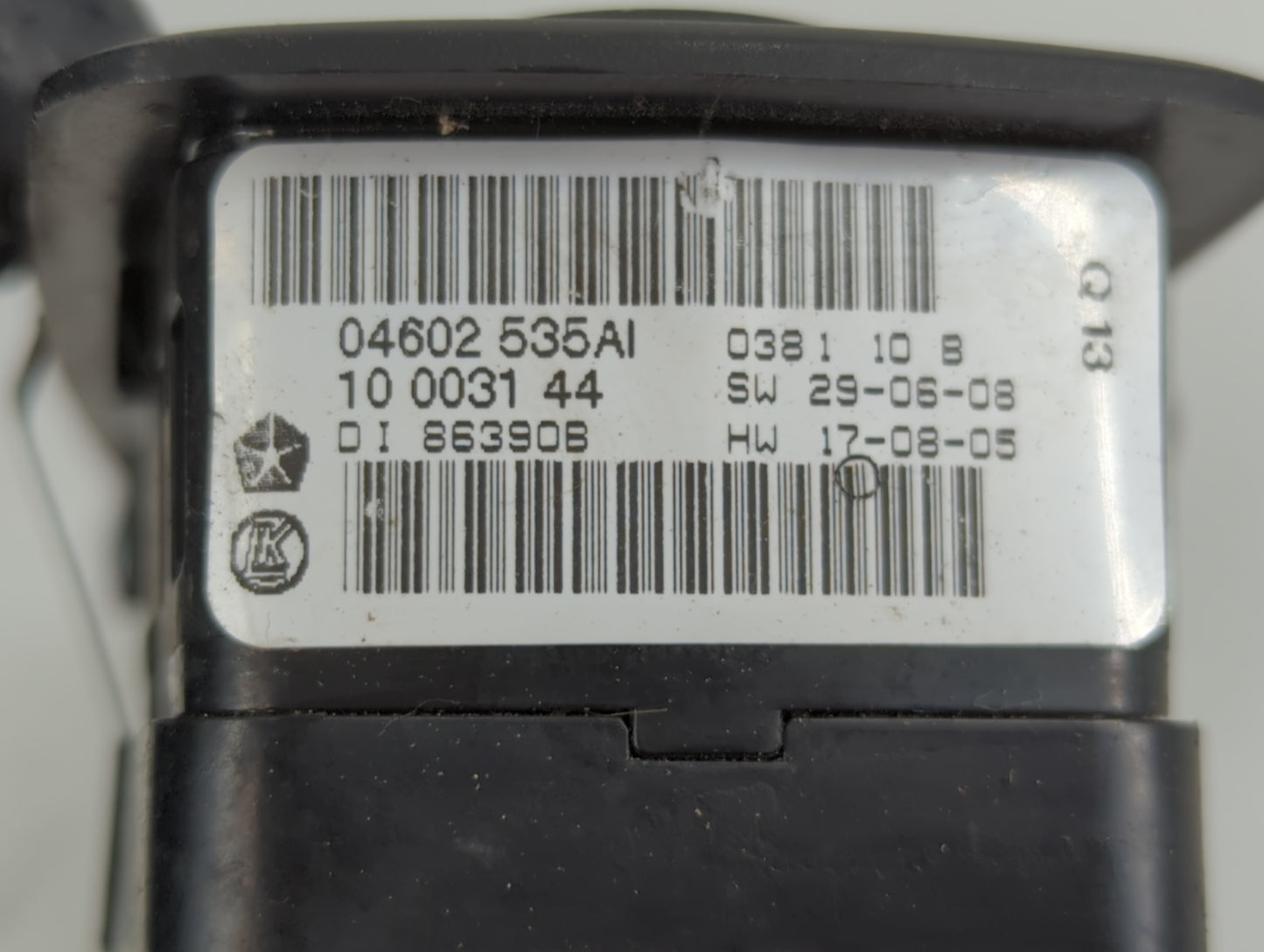 2008-2011 Chrysler Town & Country Master Power Window Switch Replacement Driver Side Left P/N:04602535AI Fits OEM Used Auto