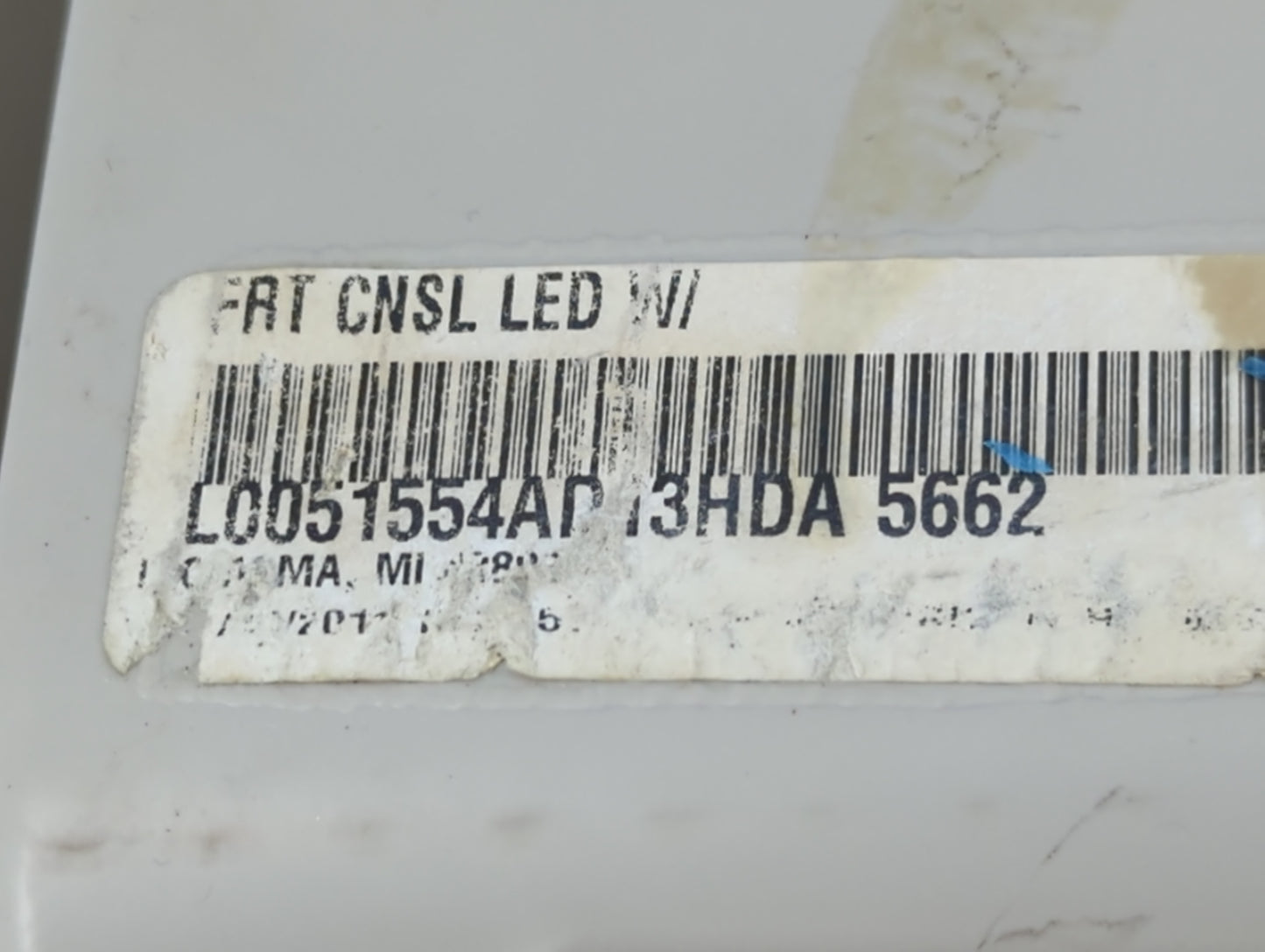 2011 Chrysler Town & Country Overhead Roof Console - Oemusedautoparts1.com