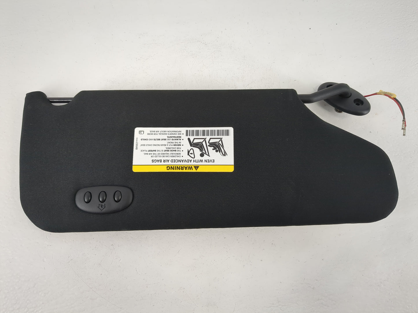 2011-2014 Dodge Avenger Sun Visor Shade Replacement Driver Left Mirror Fits Fits 2011 2012 2013 2014 OEM Used Auto Parts - O