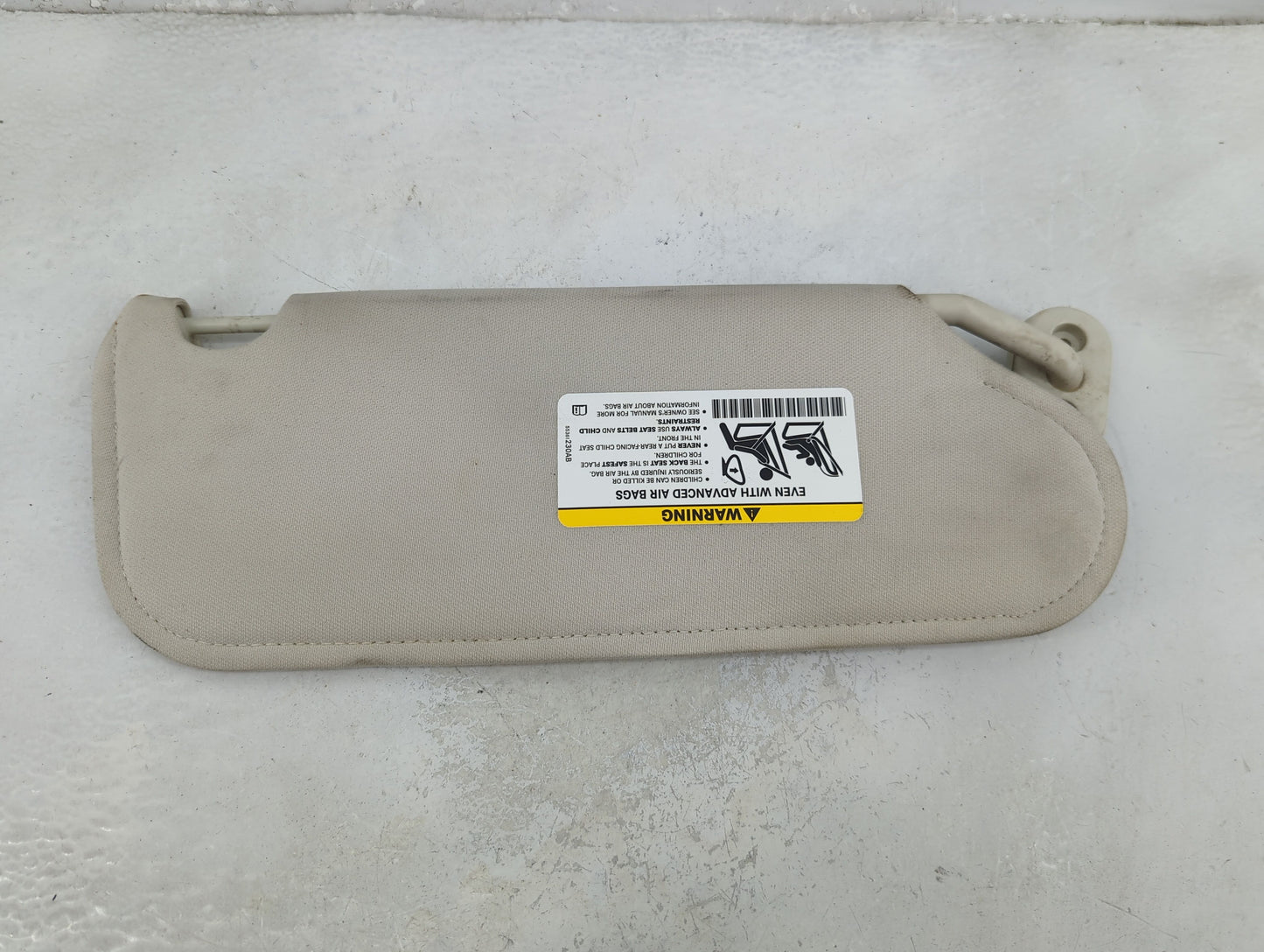 2011-2014 Dodge Avenger Sun Visor Shade Replacement Passenger Right Mirror Fits Fits 2011 2012 2013 2014 OEM Used Auto Parts