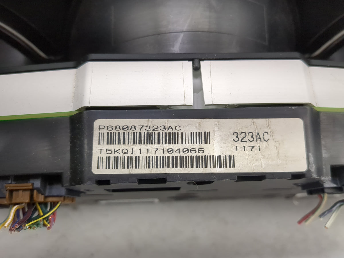 2011 Dodge Caliber Instrument Cluster Speedometer Gauges P/N:P68087323AC 04840659AA Miles:133K Fits OEM Used Auto Parts - Oe
