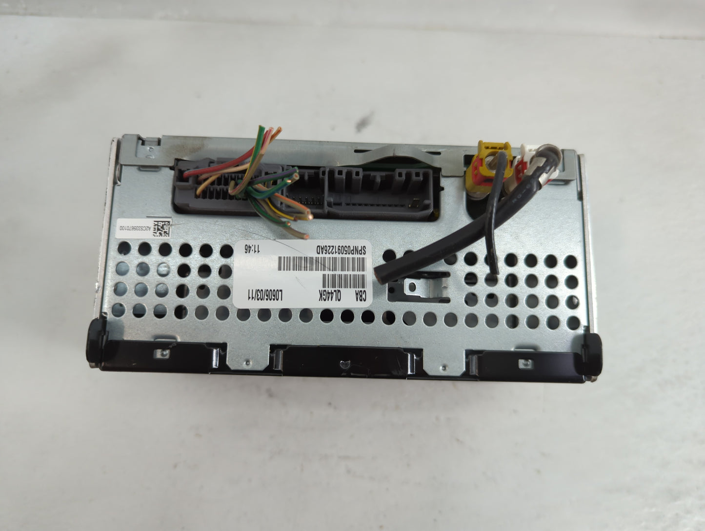 2011-2012 Dodge Caliber Radio AM FM Cd Player Receiver Replacement P/N:P05091226AD Fits Fits 2011 2012 OEM Used Auto Parts -