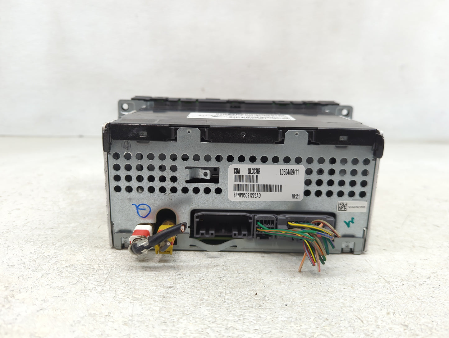 2011-2012 Dodge Caliber Radio AM FM Cd Player Receiver Replacement P/N:P05091226AD Fits Fits 2011 2012 2013 2014 OEM Used Au