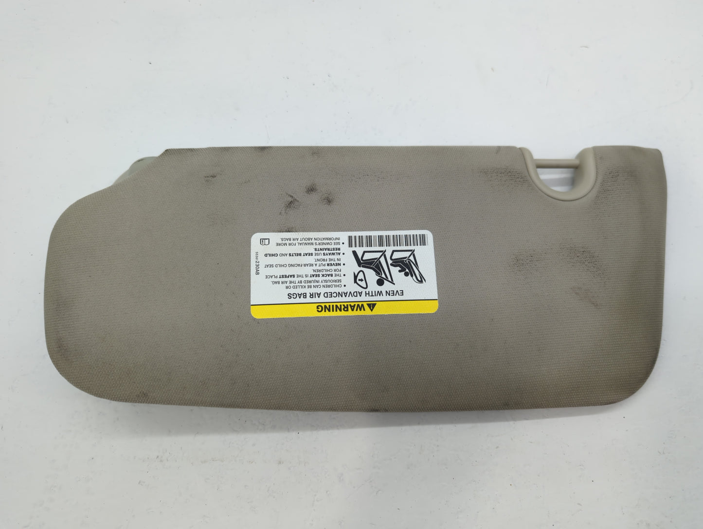 2009-2012 Dodge Caliber Sun Visor Shade Replacement Passenger Right Mirror Fits Fits 2009 2010 2011 2012 OEM Used Auto Parts