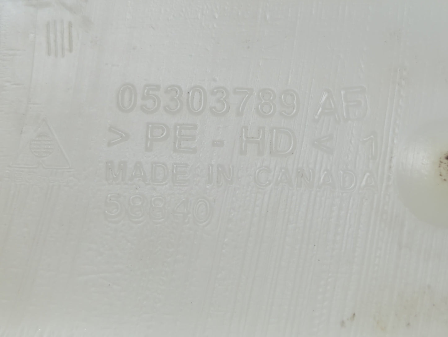 2007-2012 Dodge Caliber Windshield Washer Fluid Reservoir Bottle Oem - Oemusedautoparts1.com