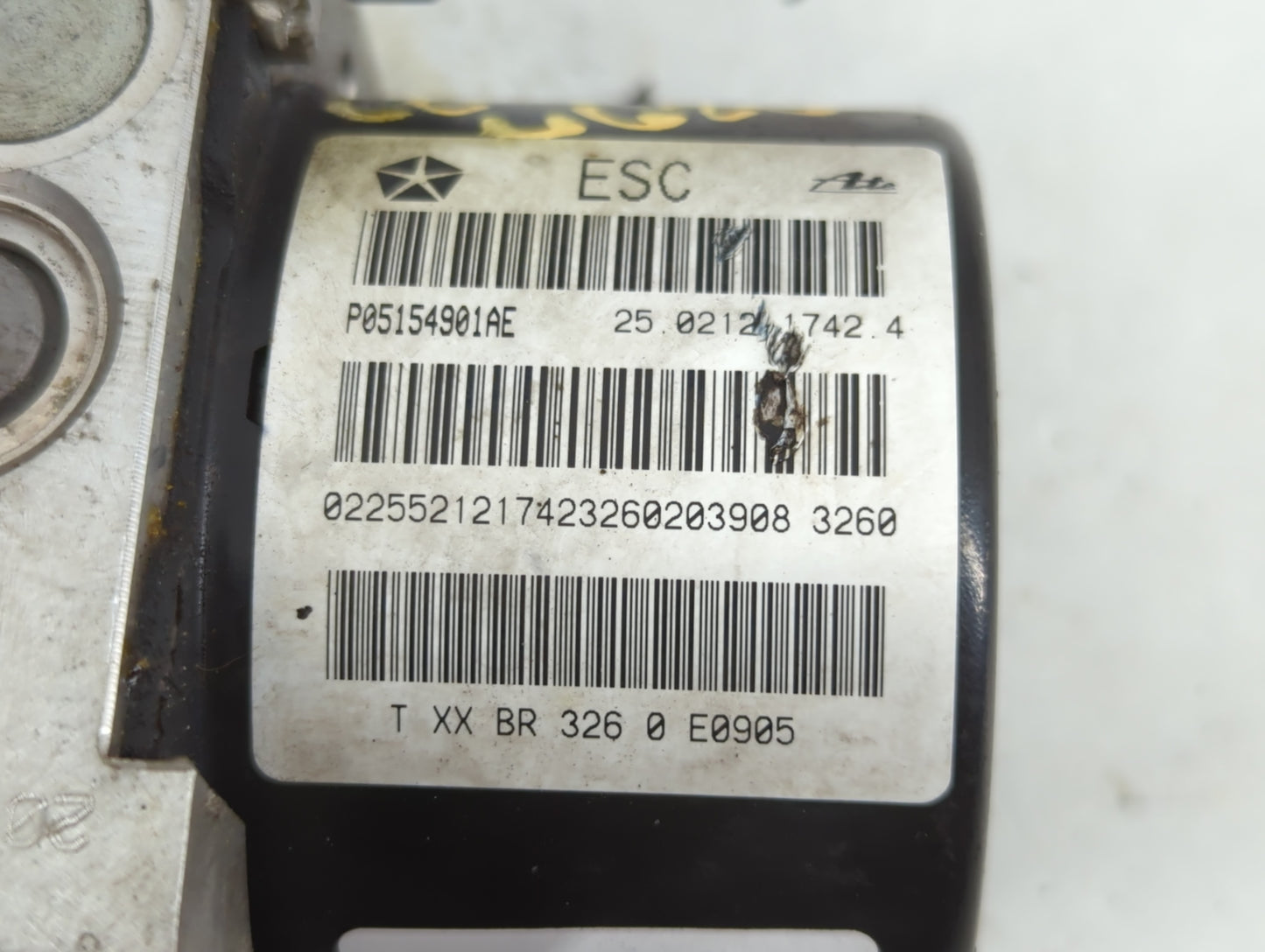 2011 Dodge Caravan ABS Pump Control Module Replacement P/N:P05154901AE Fits OEM Used Auto Parts - Oemusedautoparts1.com