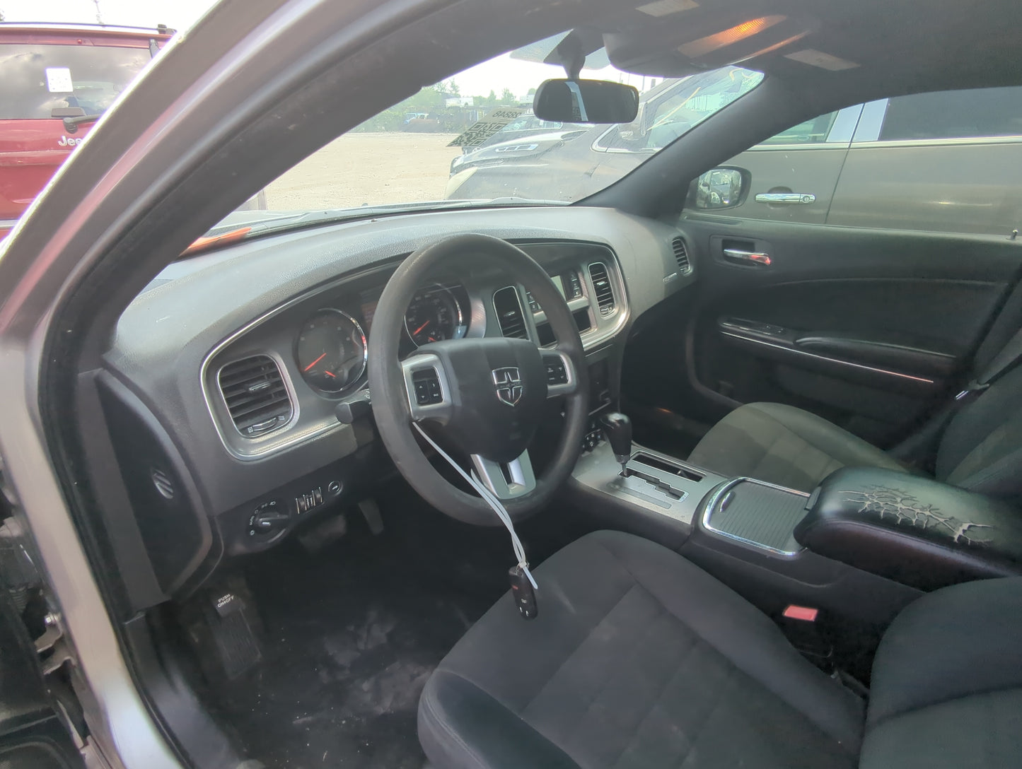 2011-2014 Dodge Charger Air Bag Driver Left Steering Wheel Mounted Black - Oemusedautoparts1.com