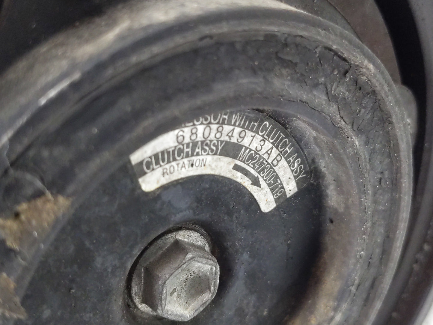 2011-2019 Dodge Journey Air Conditioning A/c Ac Compressor Oem - Oemusedautoparts1.com