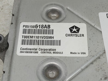 2011-2012 Dodge Journey PCM Engine Control Computer ECU ECM PCU OEM P/N:P05150618AB Fits Fits 2011 2012 OEM Used Auto Parts