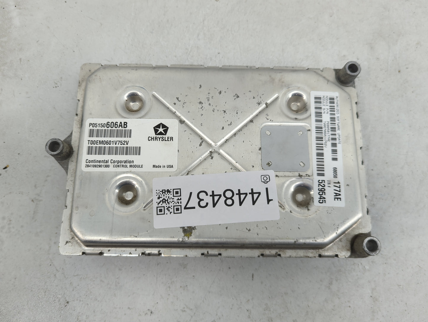 2011-2012 Dodge Journey PCM Engine Control Computer ECU ECM PCU OEM P/N:P68050177AE P05150606AB Fits Fits 2011 2012 OEM Used