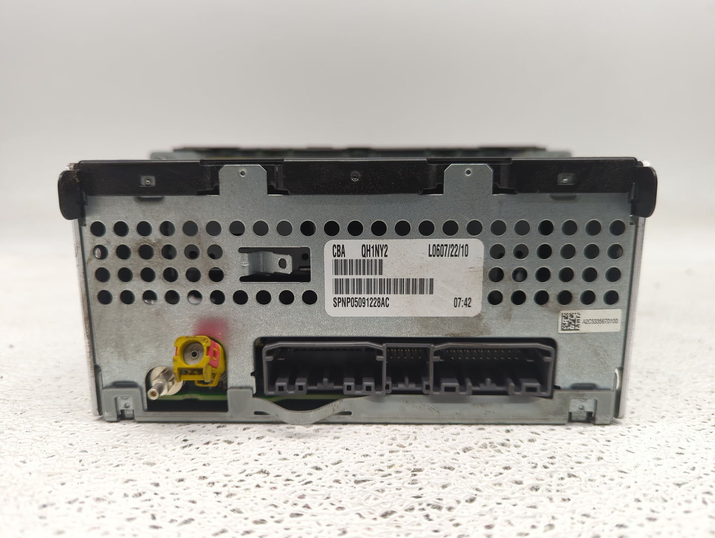 2009-2010 Dodge Ram 1500 Radio AM FM Cd Player Receiver Replacement P/N:P05091228AC Fits Fits 2008 2009 2010 2011 OEM Used A