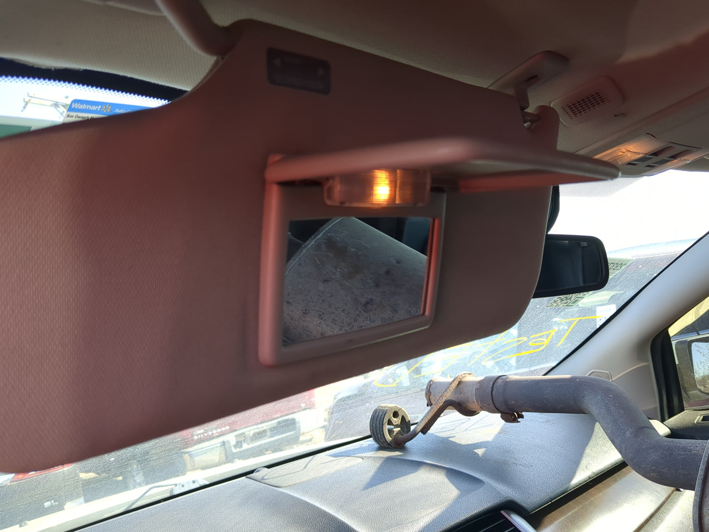 2011-2014 Ford Edge Sun Visor Shade Replacement Driver Left Mirror Fits Fits 2011 2012 2013 2014 OEM Used Auto Parts - Oemus