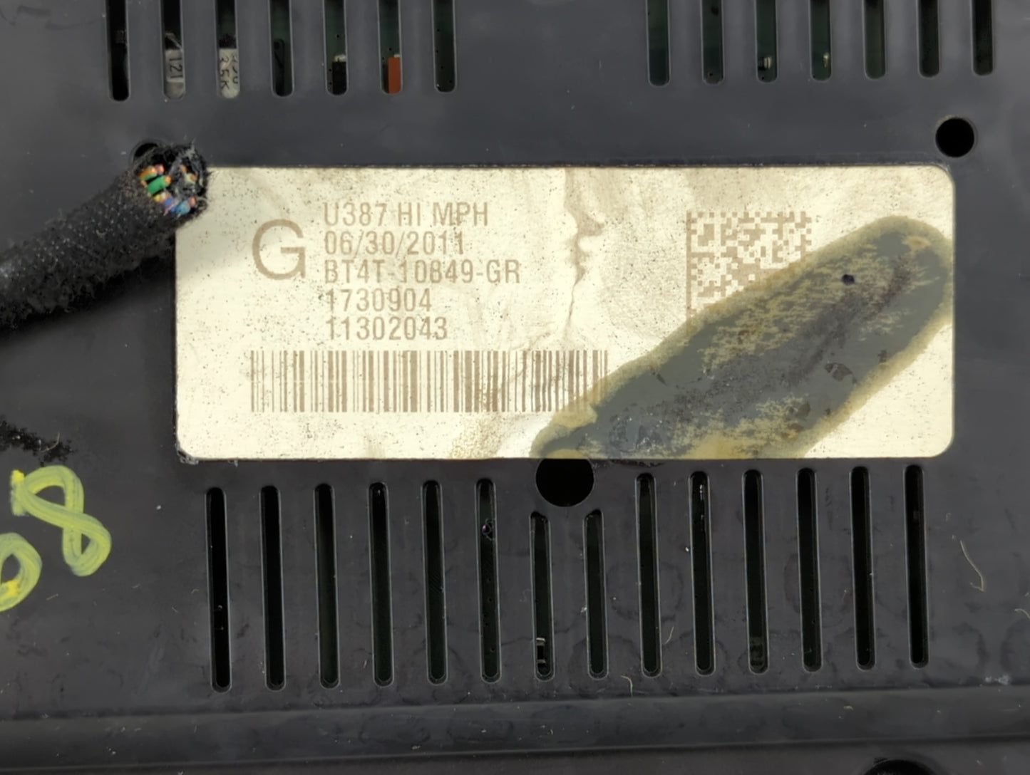 2011 Ford Edge Instrument Cluster Speedometer Gauges P/N:BT4T-10849-GM Fits OEM Used Auto Parts - Oemusedautoparts1.com