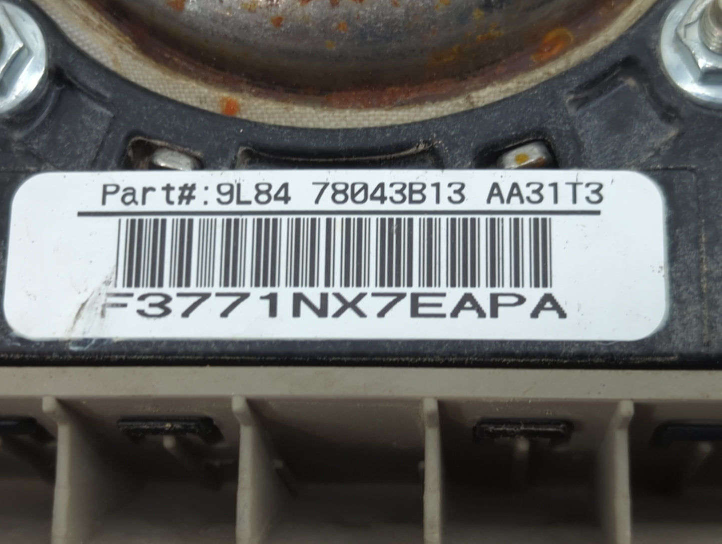 2011 Ford Escape Air Bag Driver Left Steering Wheel Mounted P/N:9L84 78043B13 AA31T3 F3771NX7EAPA Fits OEM Used Auto Parts -