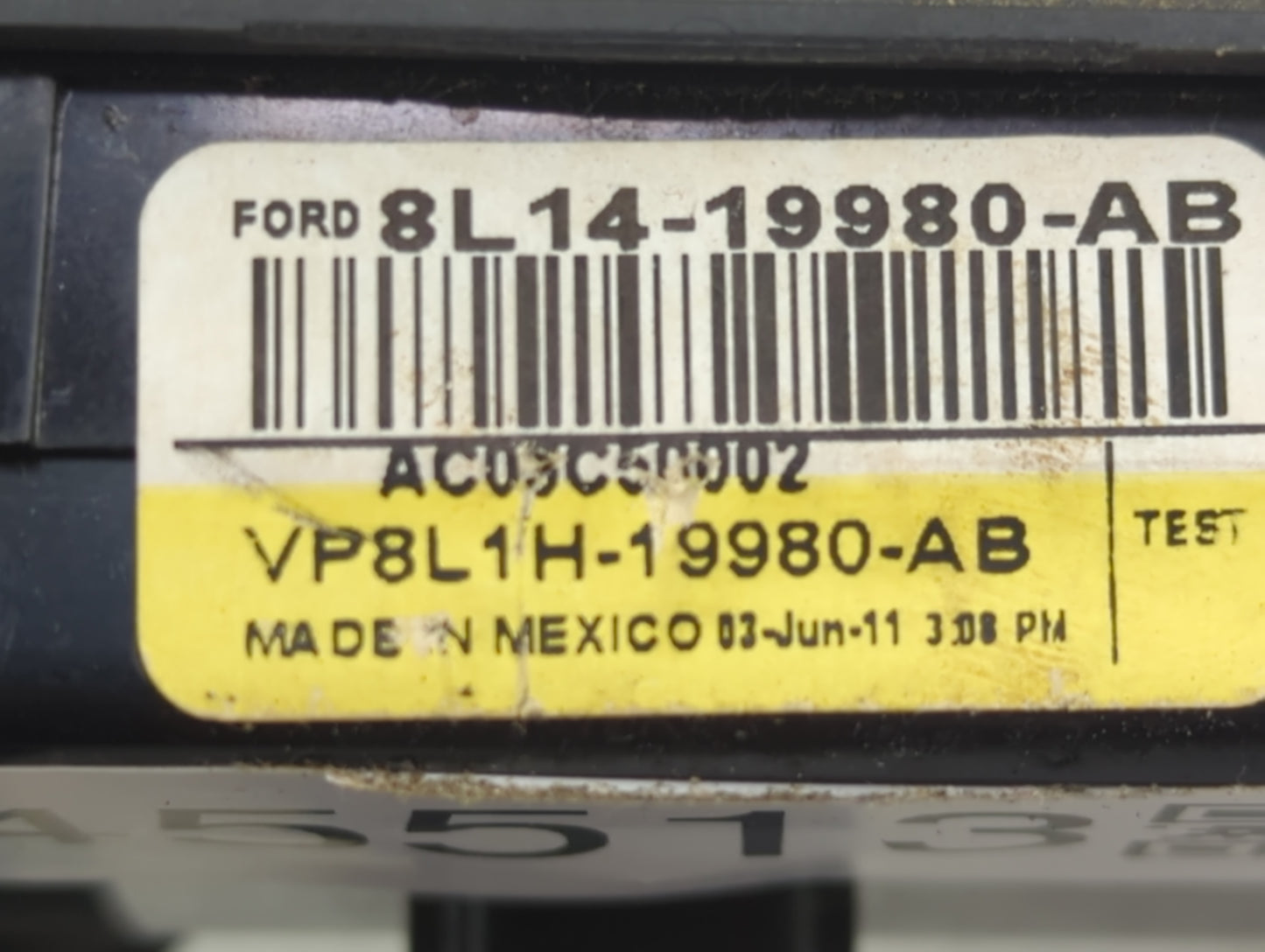 2007-2014 Ford Expedition Climate Control Module Temperature AC/Heater Replacement P/N:8L14-19980-AB VP8L1H-19980-AB Fits OE