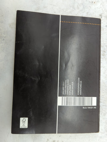2011 Ford Explorer Owners Manual Book Guide P/N:BL2J19A321AB BL2J 19A321 AB OEM Used Auto Parts