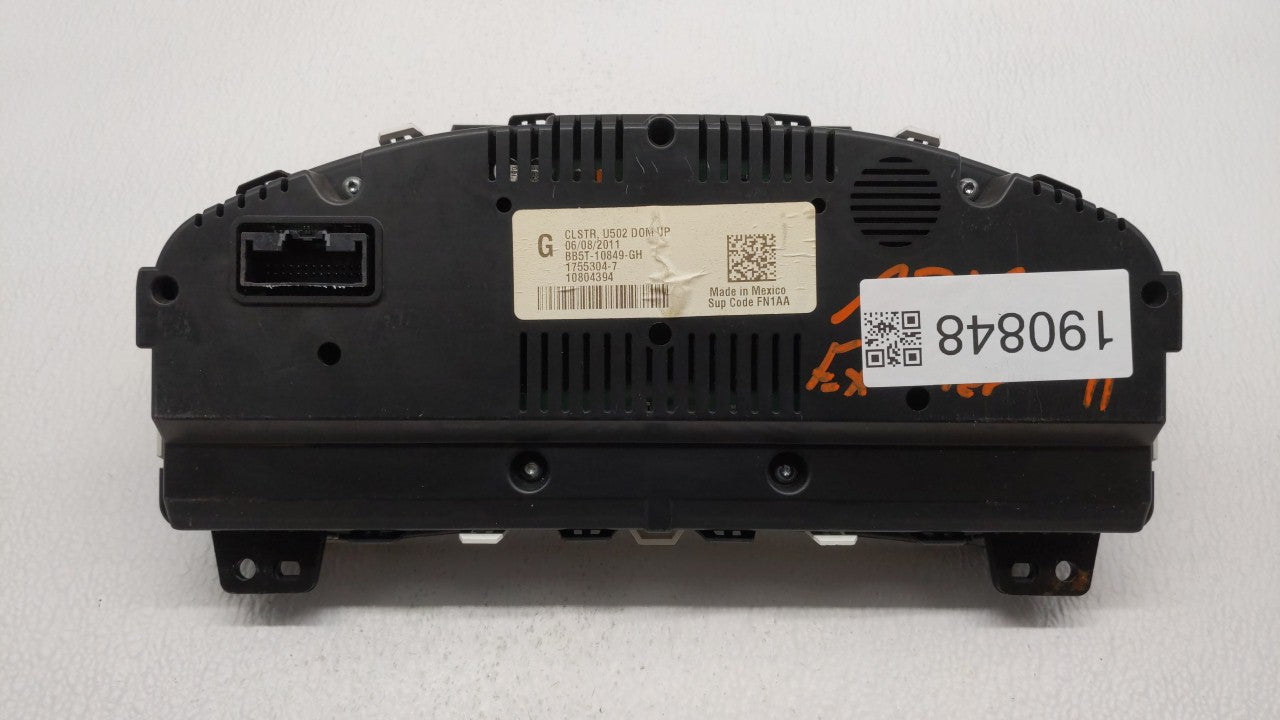 2011 Ford Explorer Instrument Cluster Speedometer Gauges P/N:BB5T-10849-GH 1755304-7, BB5T-10849-GG Fits OEM Used Auto Parts