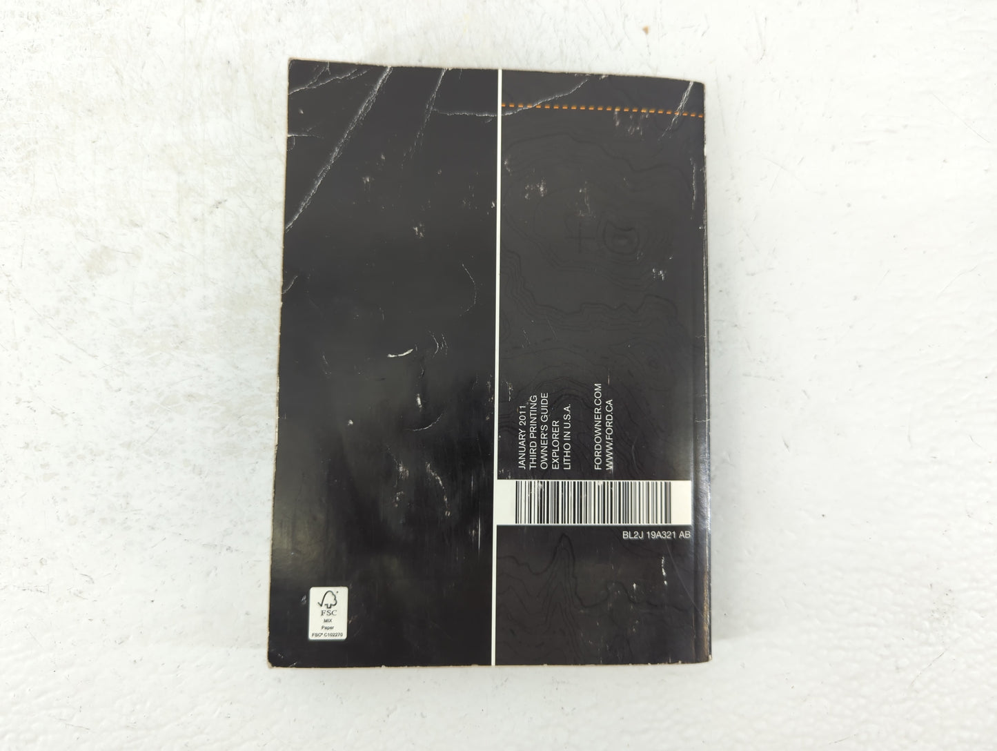 2011 Ford Explorer Owners Manual Book Guide P/N:BL2J-19A321 AB OEM Used Auto Parts - Oemusedautoparts1.com