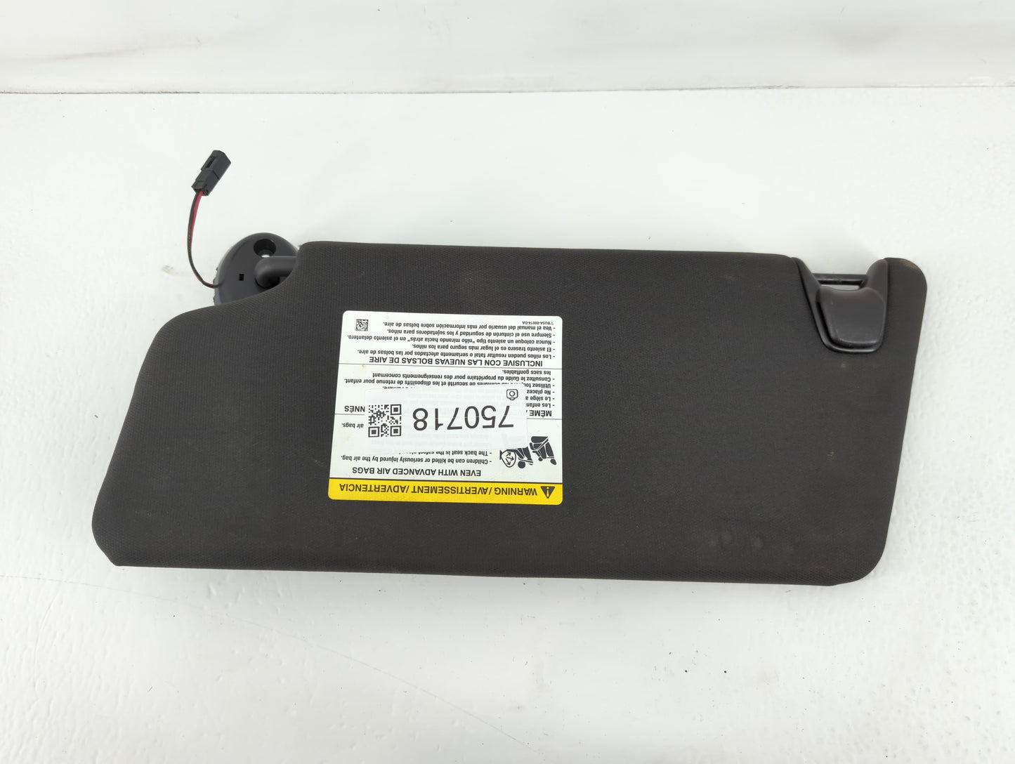 2011-2015 Ford Explorer Sun Visor Shade Replacement Passenger Right Mirror Fits Fits 2011 2012 2013 2014 2015 OEM Used Auto