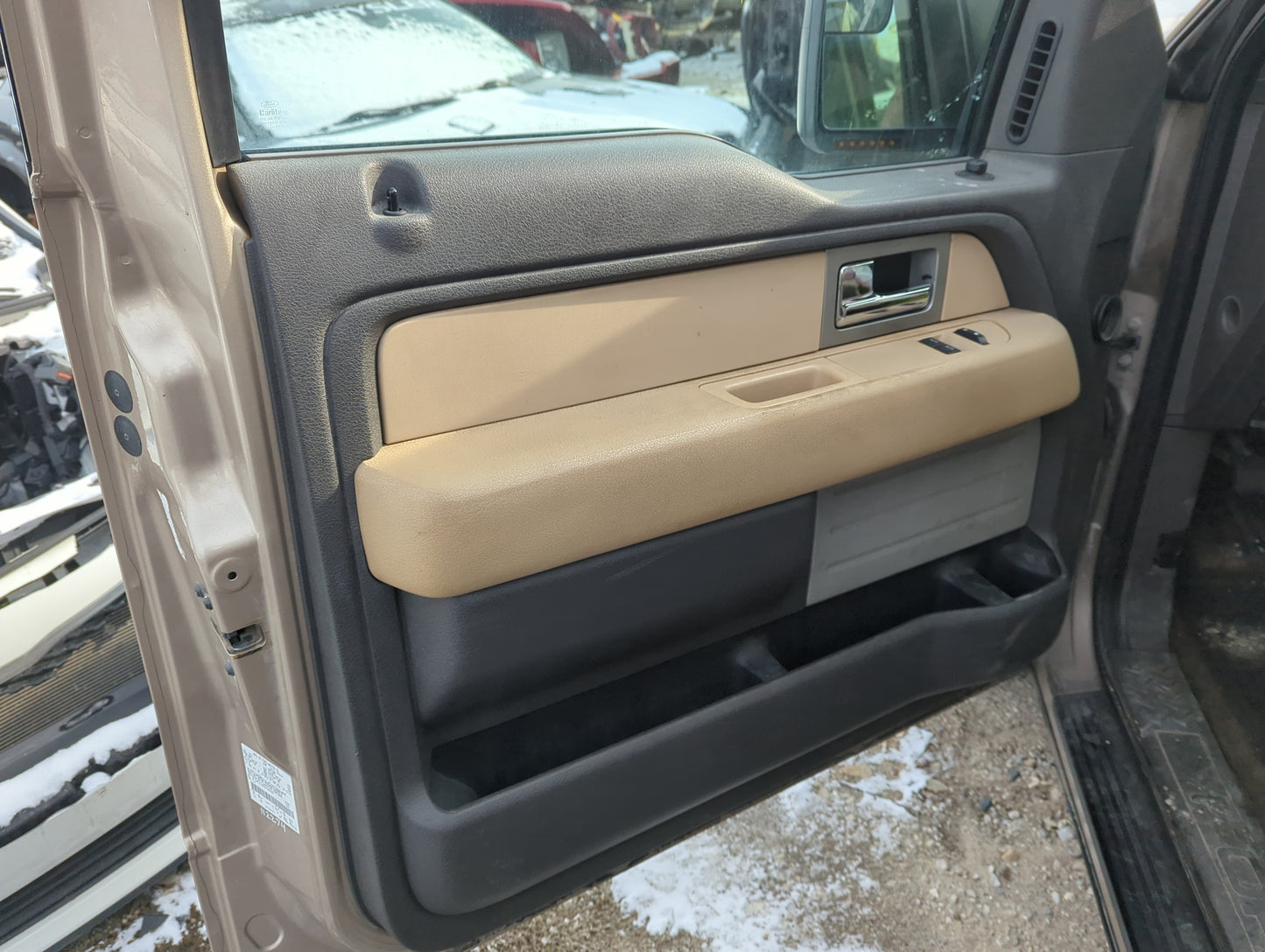 2011 Ford F-150 Front Left Driver Interior Door Panel Trim - Oemusedautoparts1.com